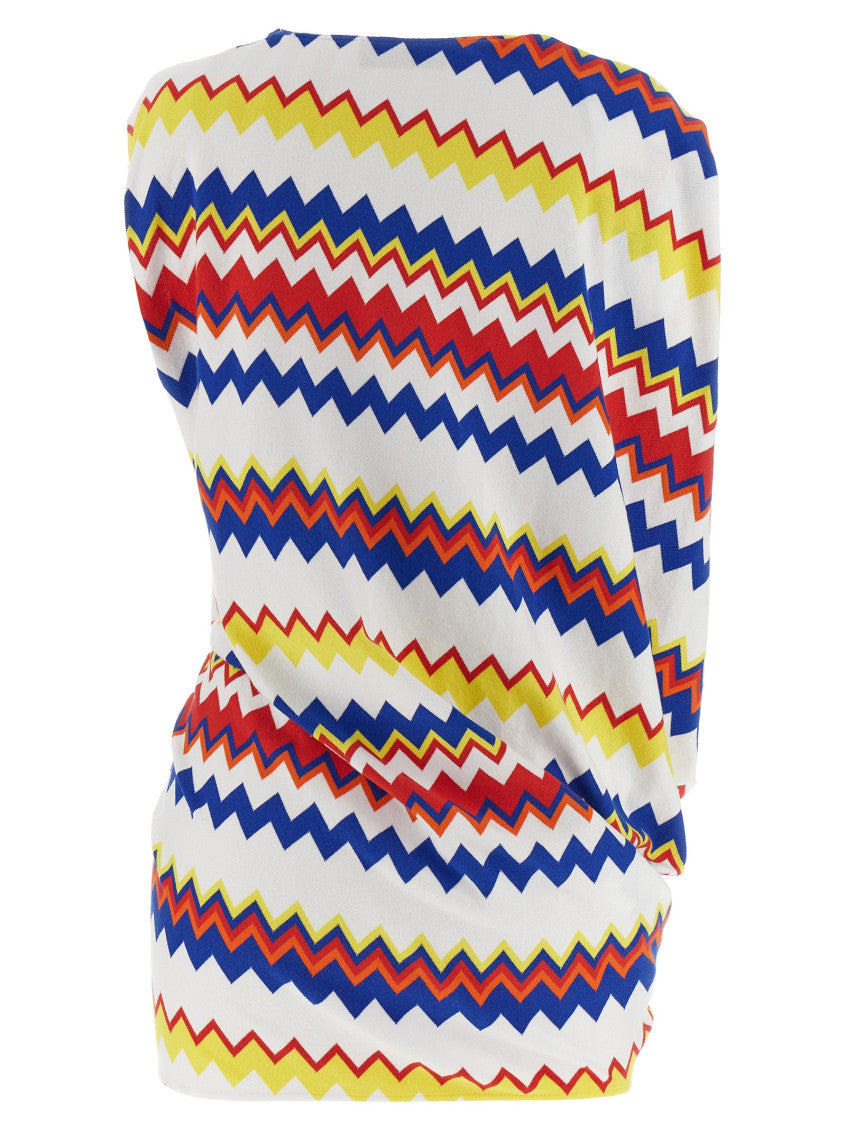 Multicolor Peplos Dress 2