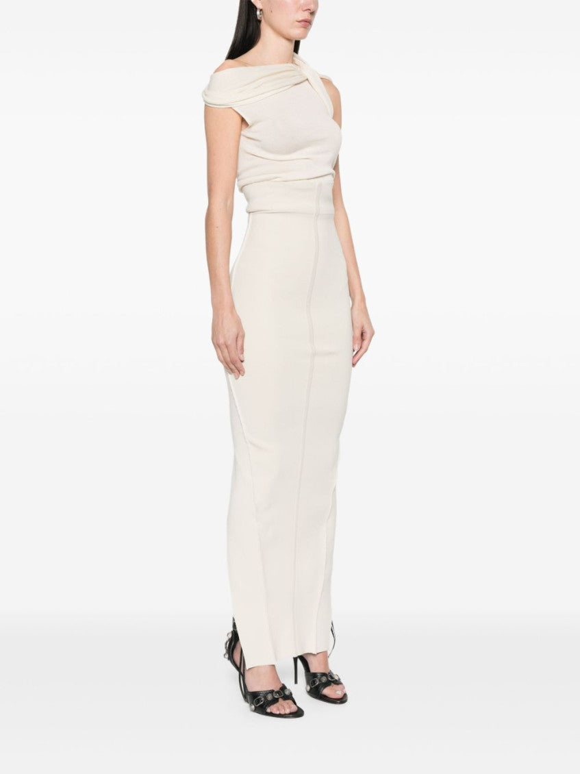 White Pillar Long Skirt 2