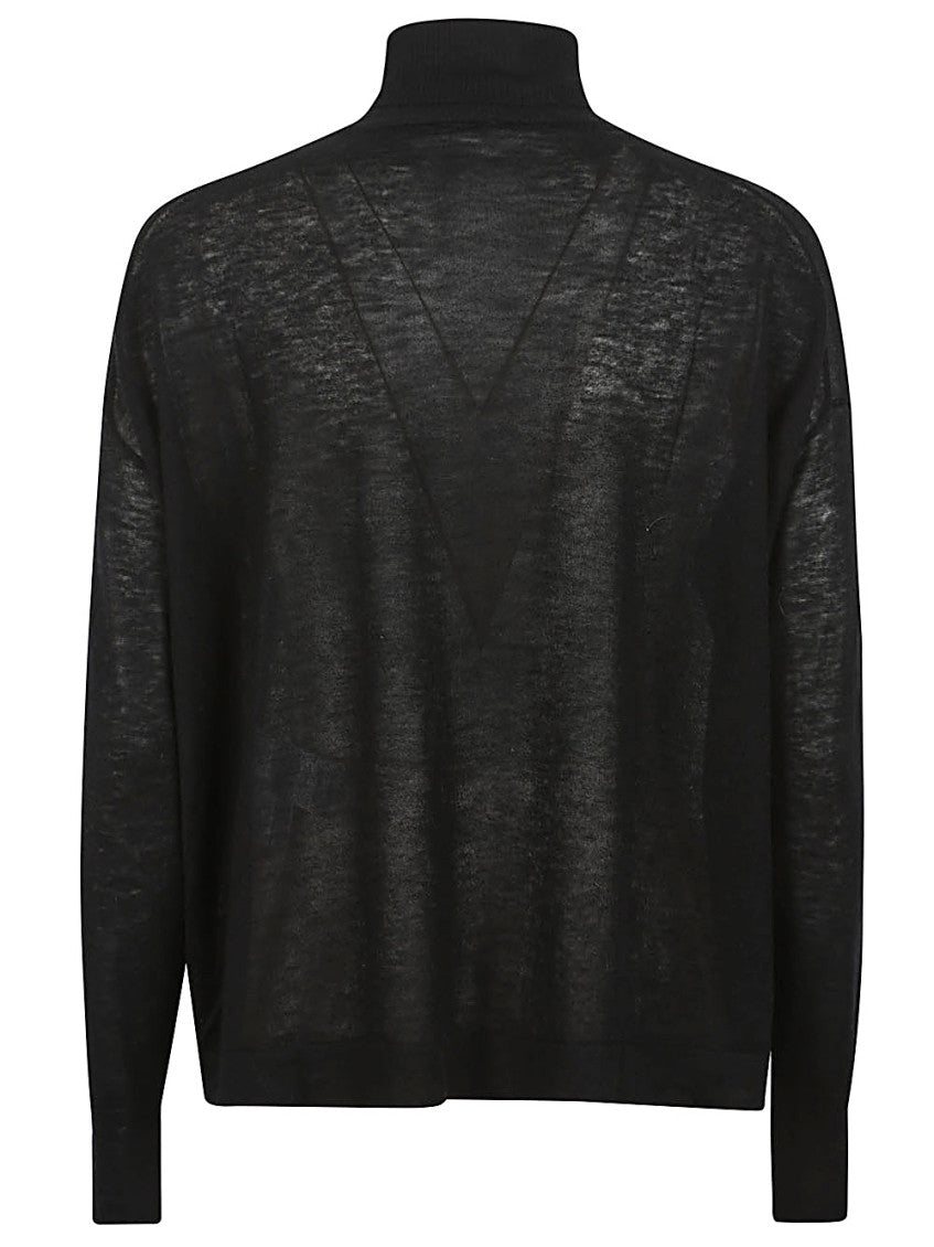 Black Cashmere high-neck sweater 2