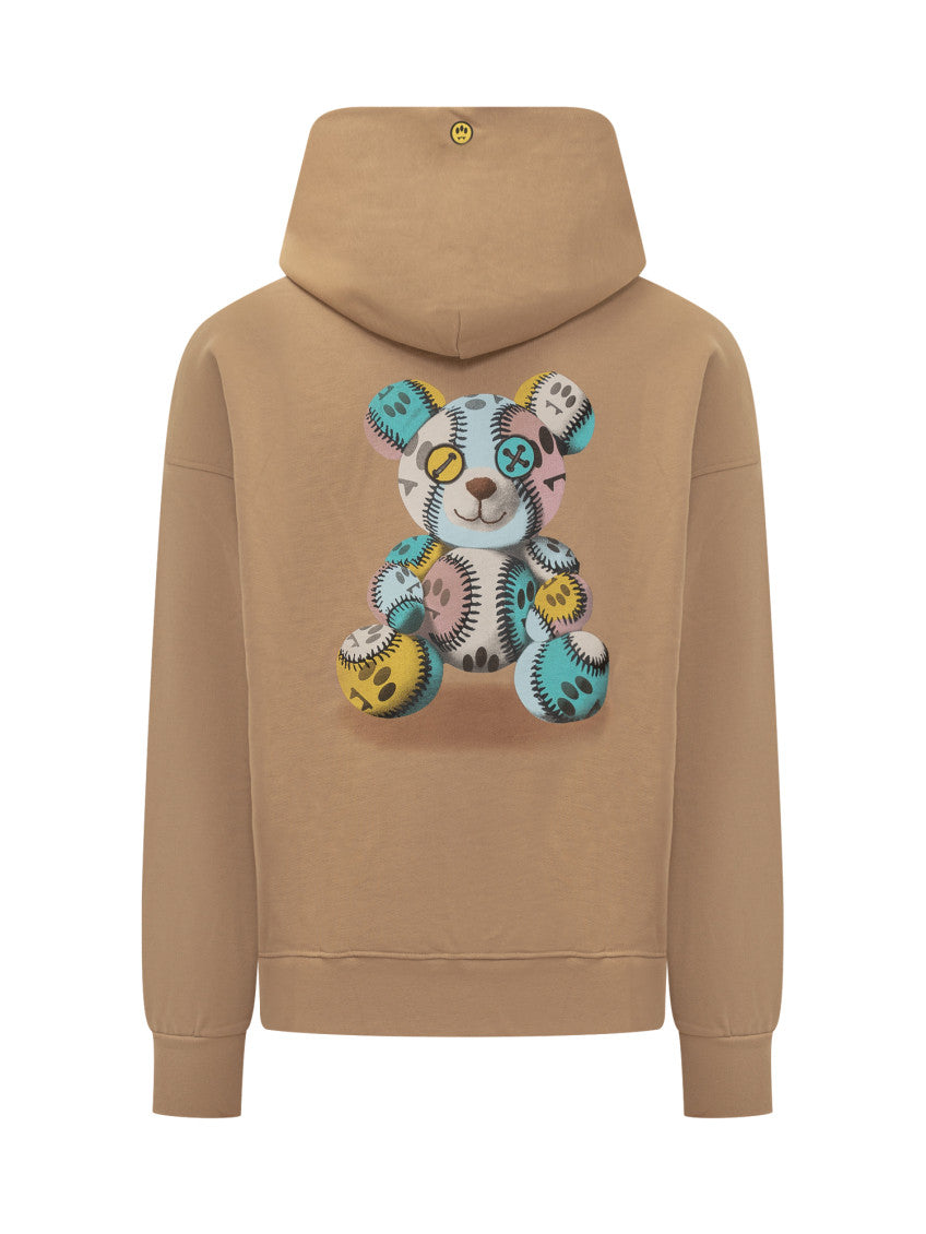 Brown Logo Hood Sweatshirt 2