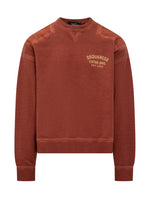 Red Crew Neck Sweatshirt 1