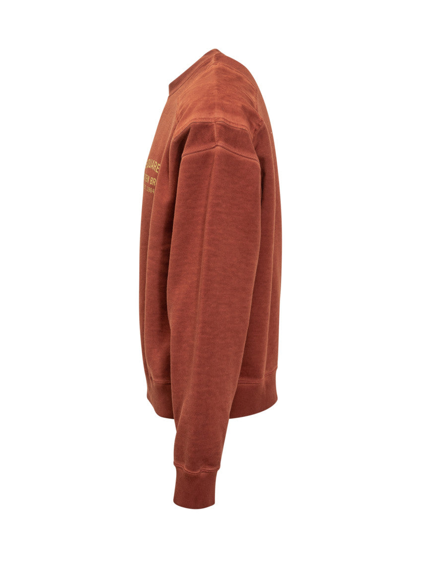 Red Crew Neck Sweatshirt 2
