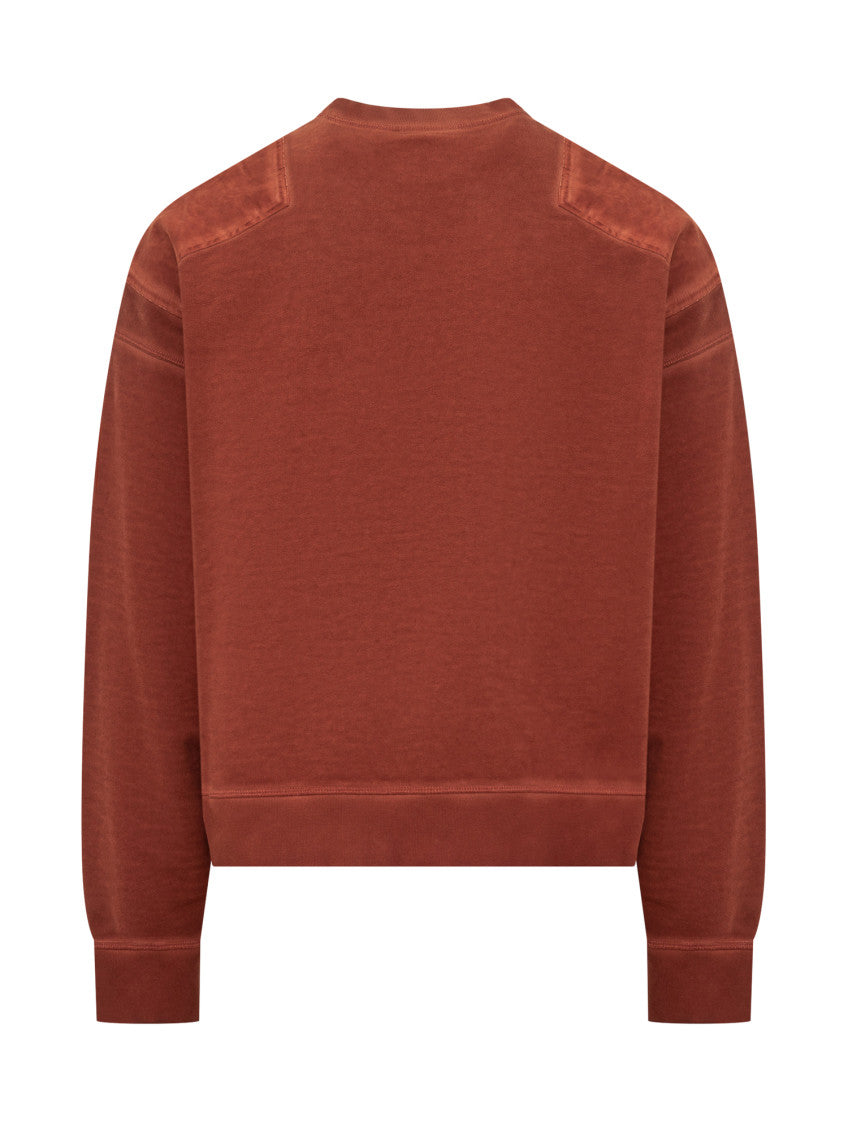 Red Crew Neck Sweatshirt 3