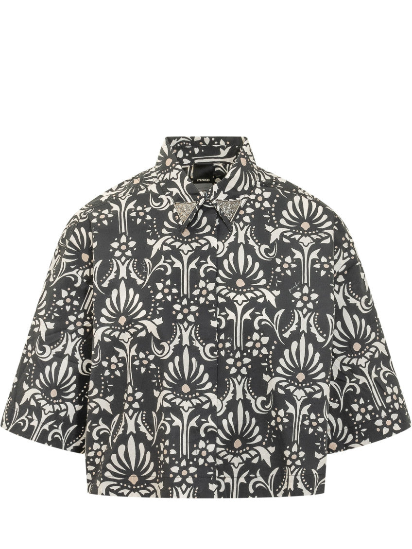 Black Regular Printed Shirt 1