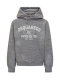 Grey Graphic Hood Sweatshirt 1