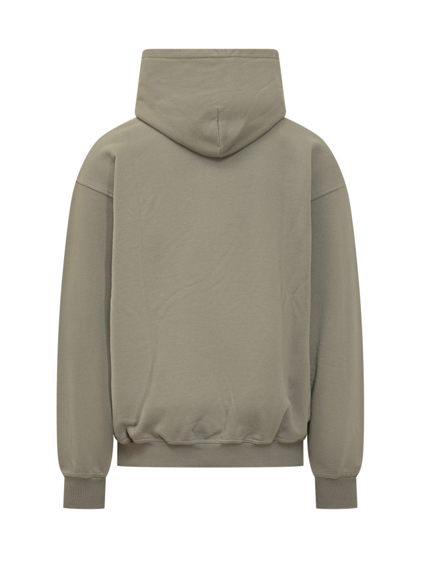 Olive Graphic Hood Sweatshirt 2