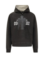 Black Logo Hood Sweatshirt 1