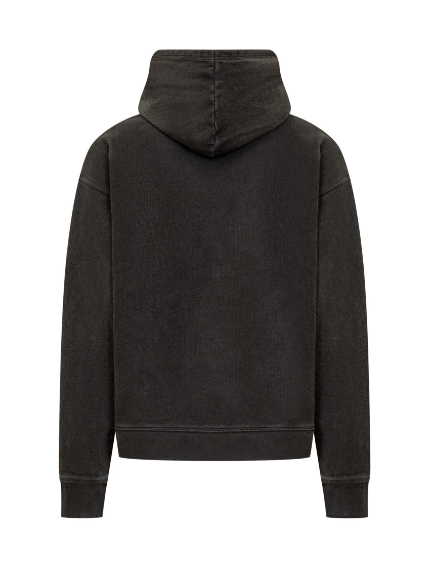 Black Logo Hood Sweatshirt 3
