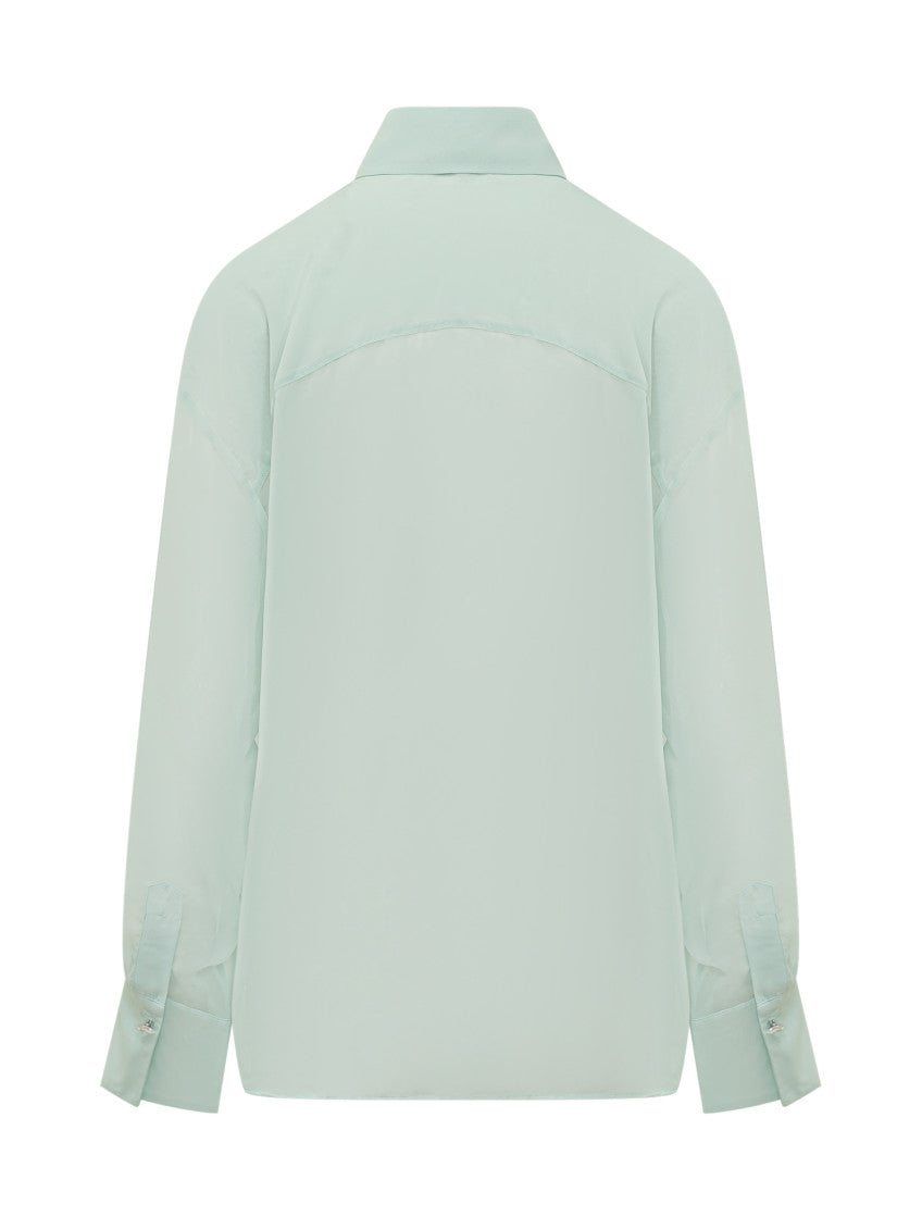 Green Relaxed Solid Shirt 3