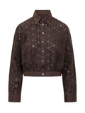 Brown Regular Embroidered Shirt 1