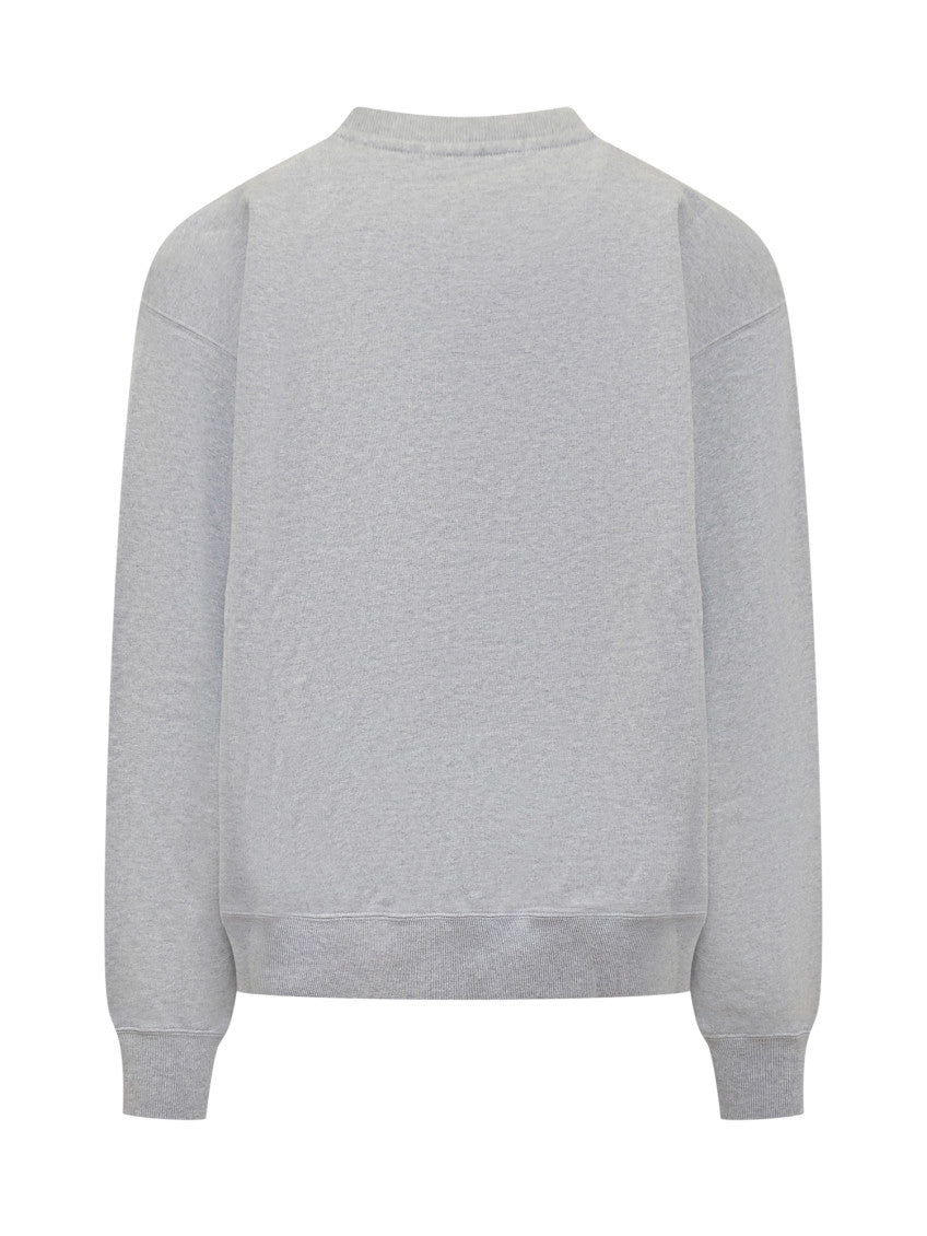 Grey Graphic Crew Neck Sweatshirt 2