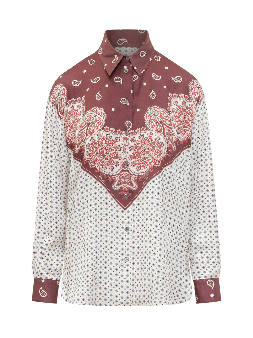 Multicolour Paisley Print Shirt 1