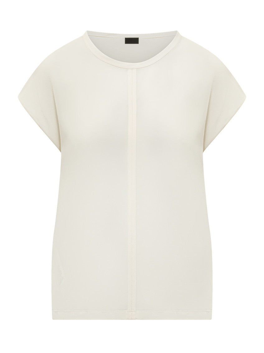 White Round Neck T-Shirt 1