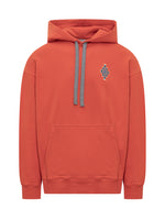 Red Embroidered Hood Sweatshirt 1