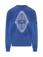 Blue Crew Neck Sweatshirt 1