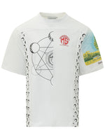 White Graphic Crew Neck T-Shirt 1