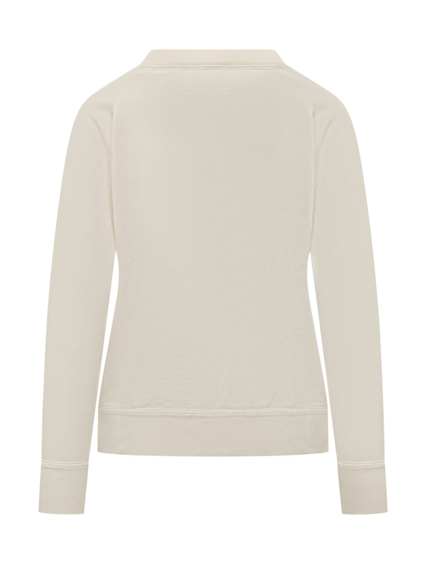 Yellow Logo Crew Neck Sweatshirt 2