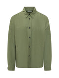 Green Regular Solid Shirt 1