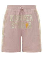 Light Pink Logo Shorts 1