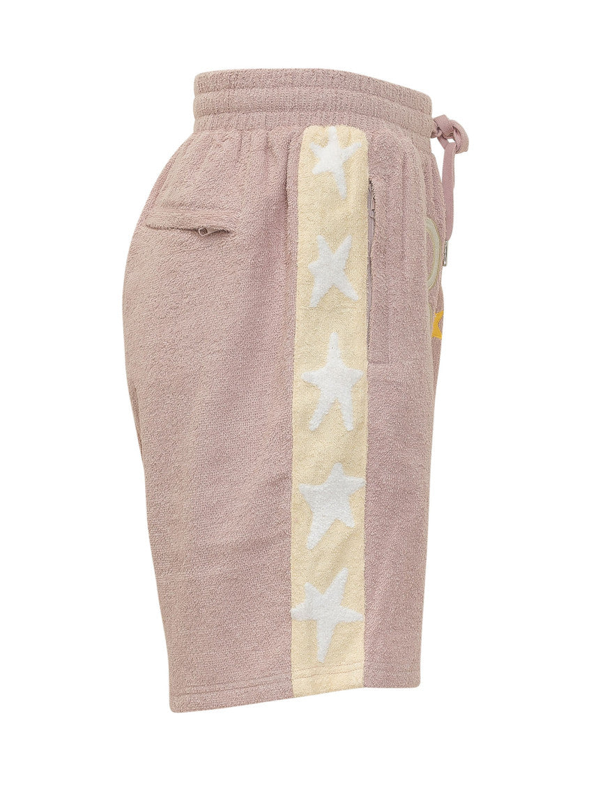 Light Pink Logo Shorts 2