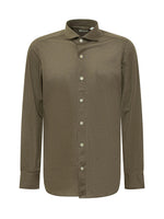 Green Regular Solid Shirt 1