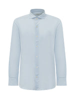 Light Blue Regular Solid Shirt 1