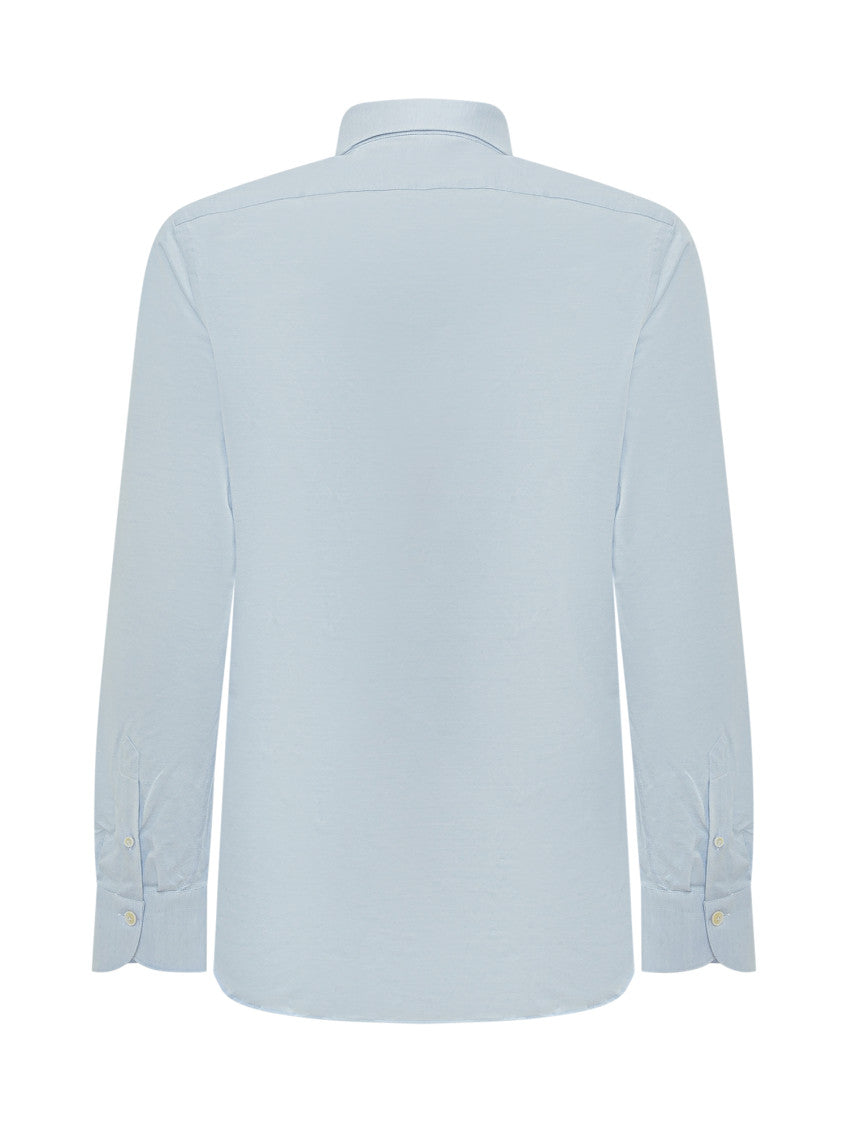 Light Blue Regular Solid Shirt 2