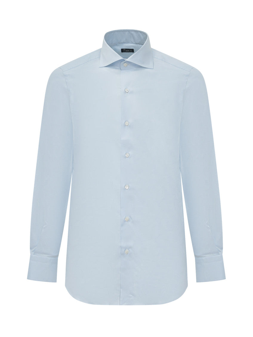 Light Blue Regular Solid Shirt 1