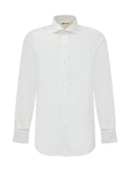 White Regular Solid Shirt 1