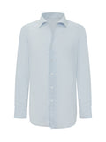 Light Blue Regular Solid Shirt 1