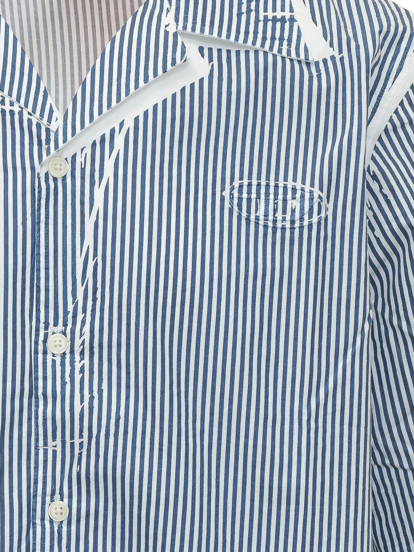 Light Blue Regular Stripes Shirt 2