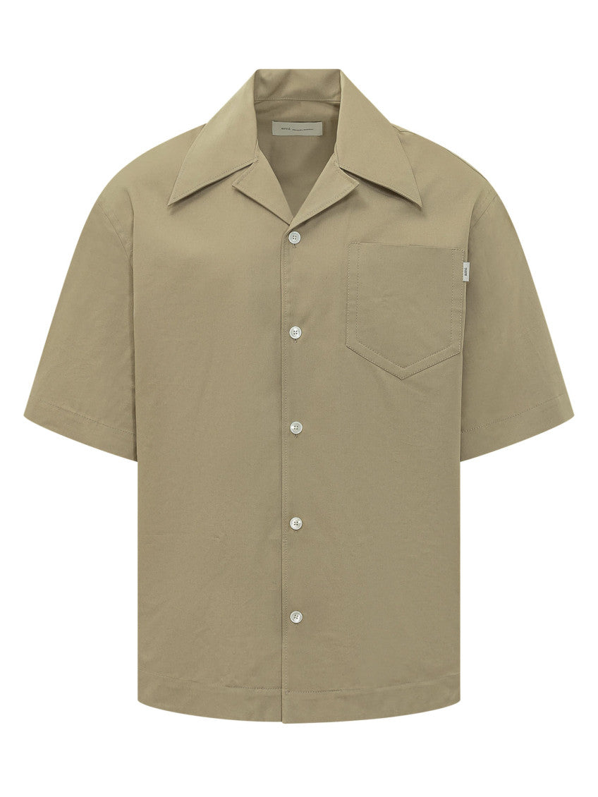 Beige Regular Solid Shirt 1