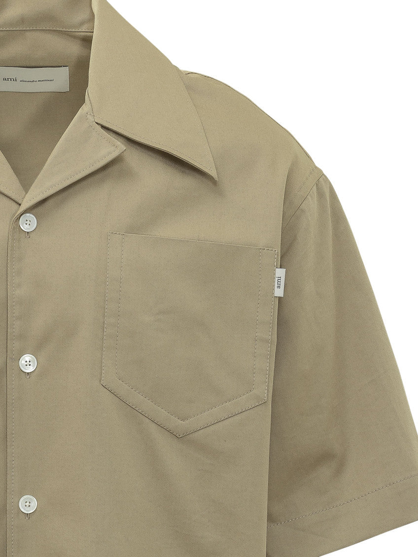 Beige Regular Solid Shirt 2