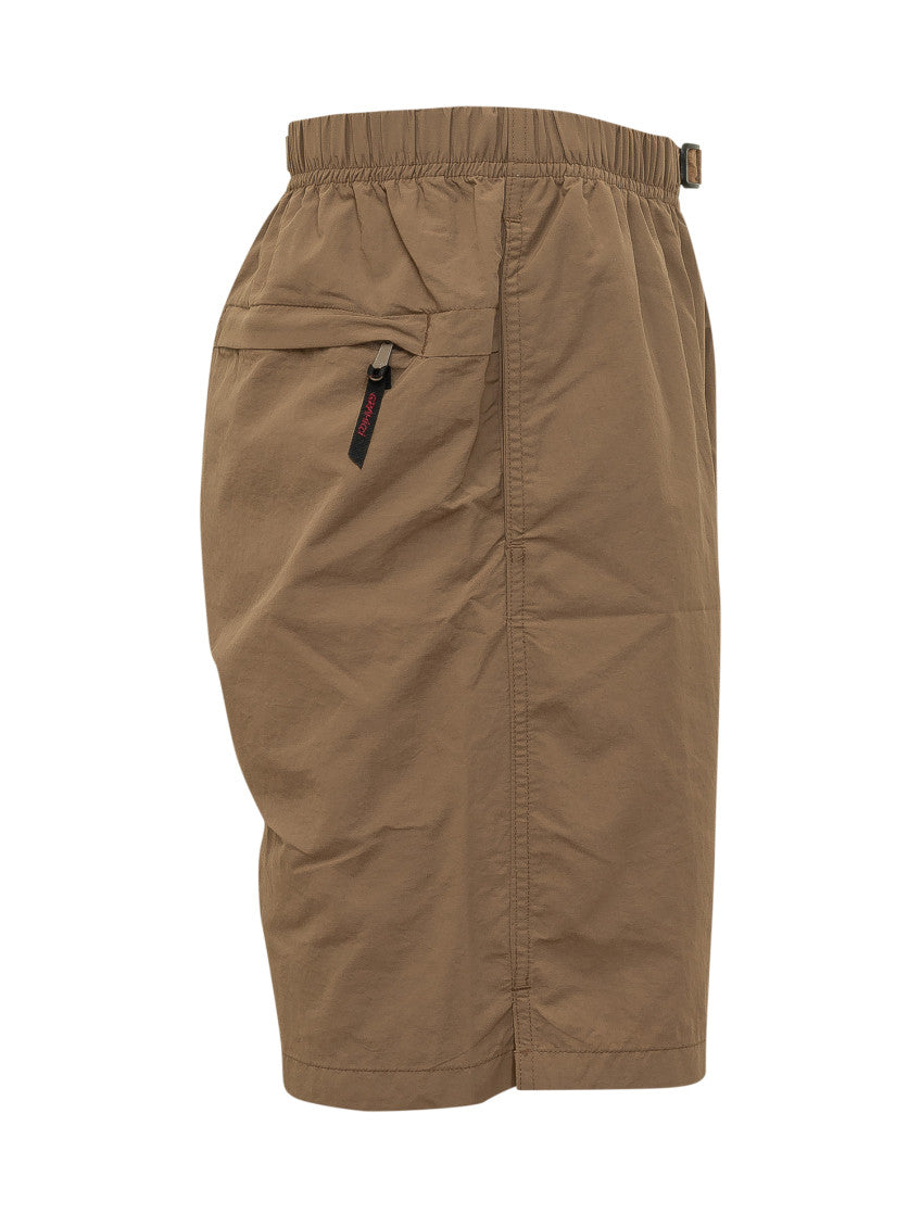 Brown Logo Shorts 2