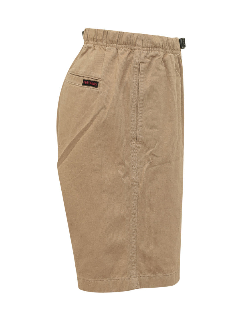 Brown Solid Shorts 2