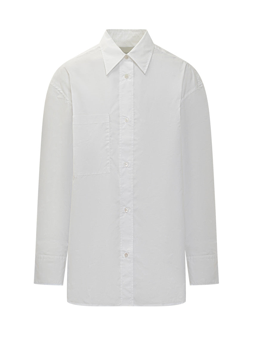 White Oversized Solid Shirt 1