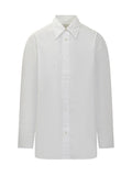 White Oversized Solid Shirt 1