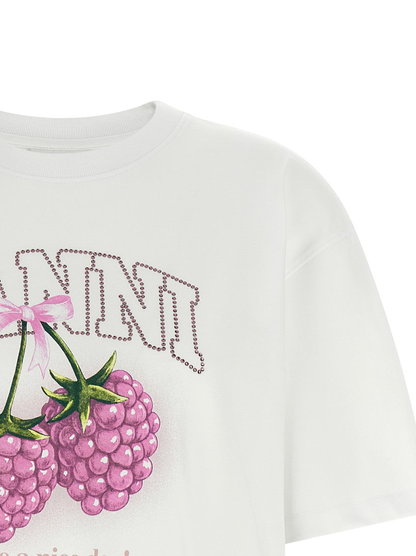 White Graphic Crew Neck T-Shirt 3
