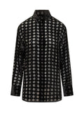 Black Regular Geometric Shirt 1