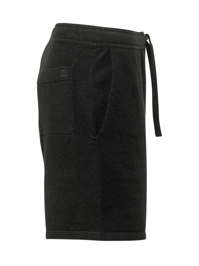 Black Solid Shorts 2