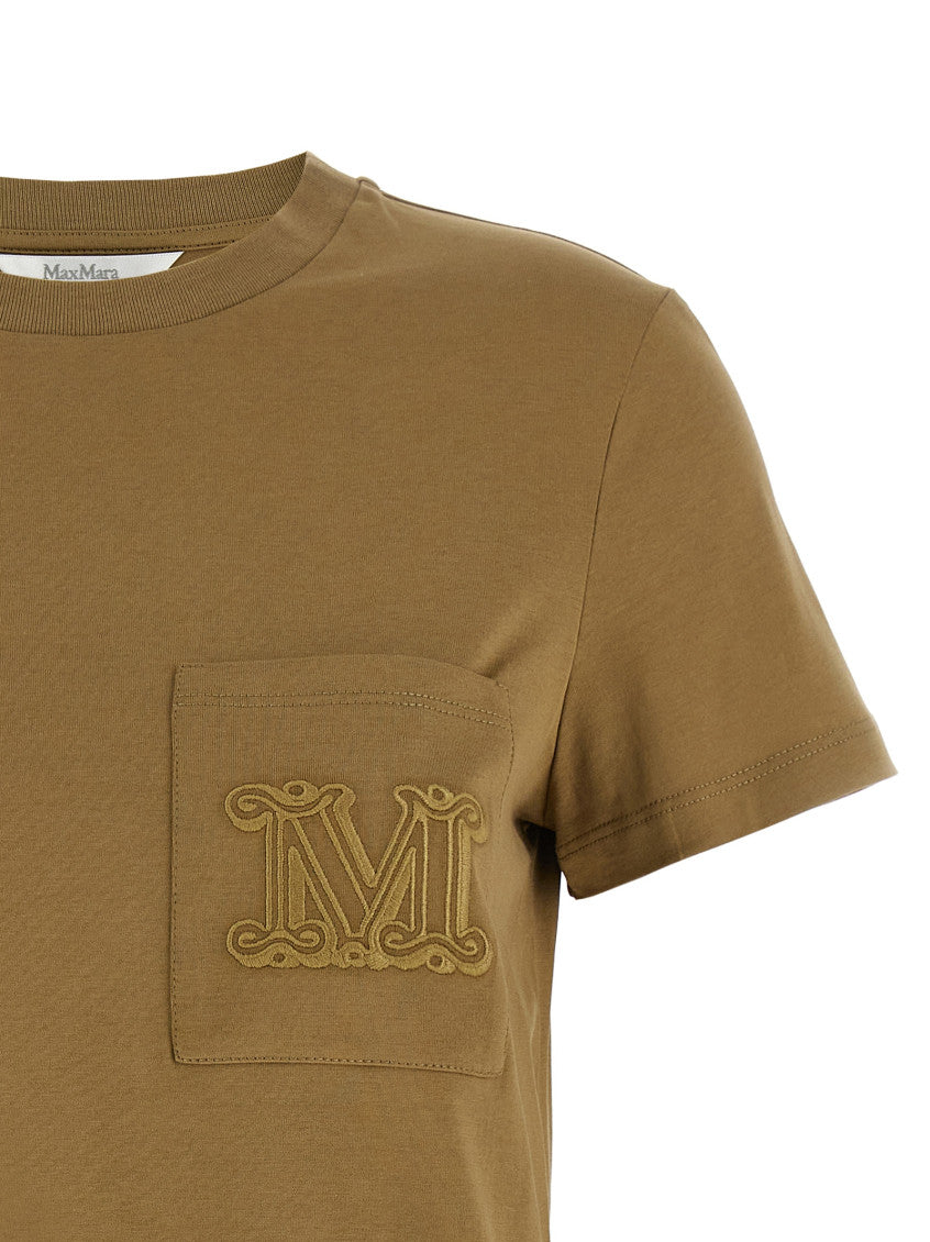 Brown Solid Crew Neck T-Shirt 3