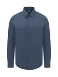 Blue Regular Solid Shirt 1