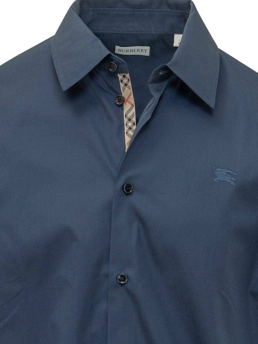 Blue Regular Solid Shirt 2