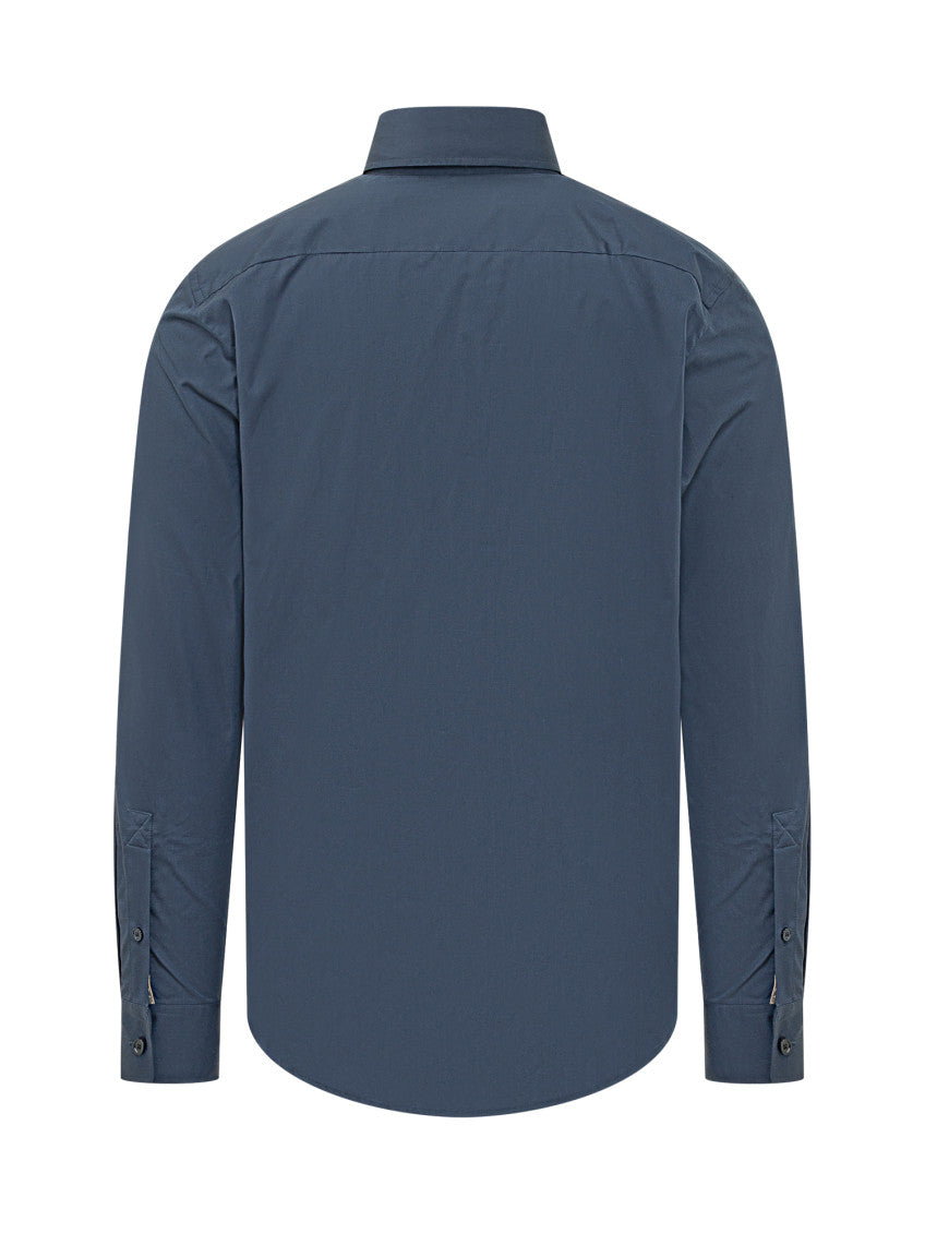 Blue Regular Solid Shirt 3