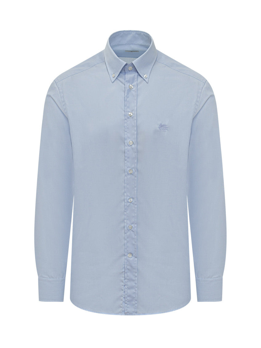 Light Blue Slim Solid Shirt 1
