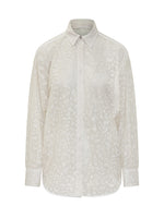 White Relaxed Textured Shirt 1