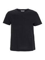 Black Solid Crew Neck T-Shirt 1