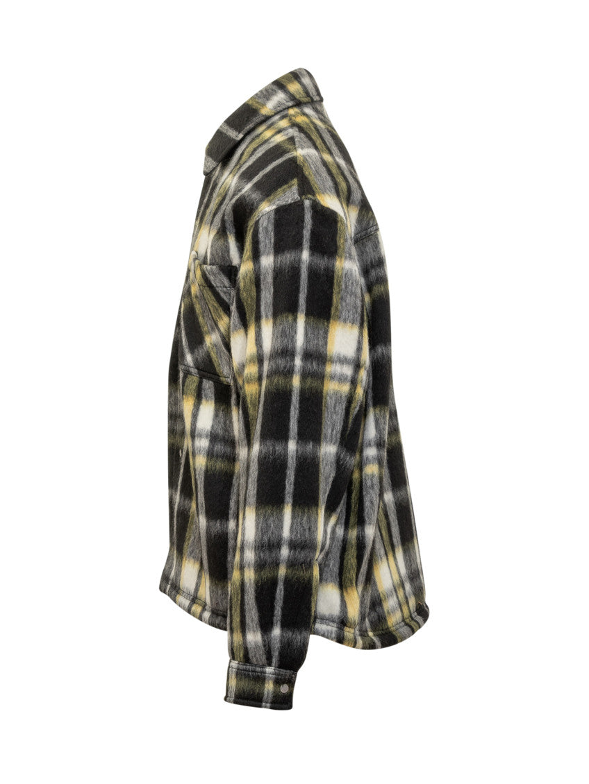 Black Relaxed Checks Shirt 2