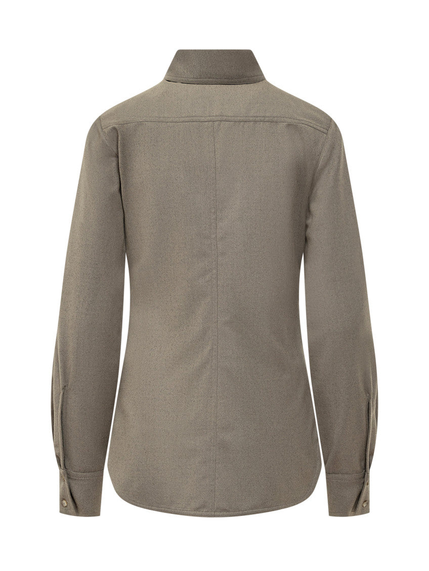 Green Regular Solid Shirt 2