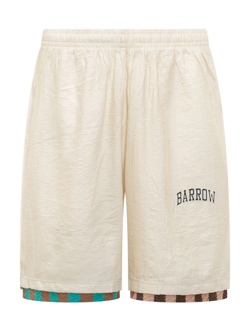 Off White Logo Shorts 1